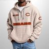 Bears Est 1920 Half Zip Waffle Hoodie3