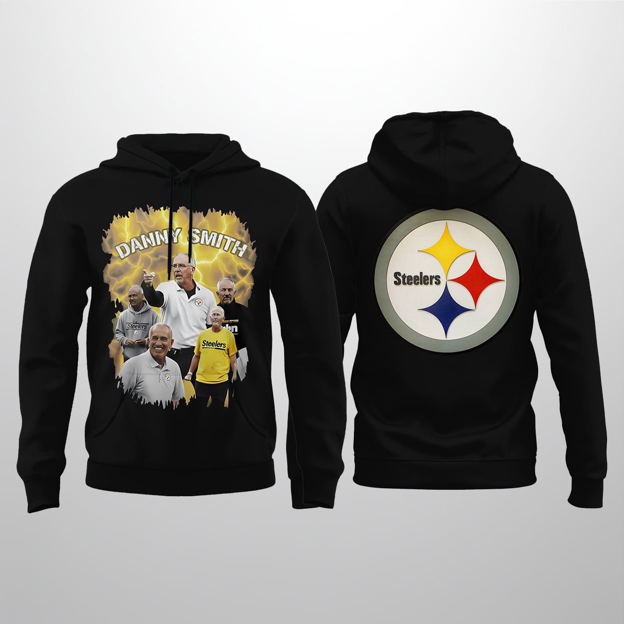 Ben Skowronek Danny Smith Steelers Two-Sided Shirt 2 Ben Skowronek Danny Smith Steelers Two Sided Shirt 2