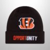 Bengals 2025 Opportunity Inspire Change Beanie Hat 2