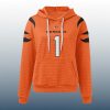 Bengals JaMarr Chase 1 Waffle Hoodie 2
