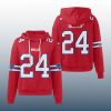 Bills Cole Bishop 24 Waffle Hoodie 2