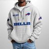 Bills Est 1959 Half Zip Waffle Hoodie4