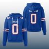 Bills Keon Coleman 0 Waffle Hoodie