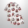 Black Santa Claus Afro American Christmas Santa Satin Pajama Set 2