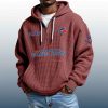 Blue Jays Est 1977 Quarter Zip Waffle Hoodie 7