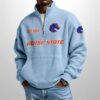 Boise State Est 1933 Waffle Stand Collar Half Zip Sweatshirt 2