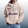 Braves Est 1871 Quarter Zip Waffle Hoodie 7