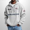 Broncos Est 1959 Half Zip Waffle Hoodie3