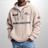 Broncos Est 1959 Half Zip Waffle Hoodie4