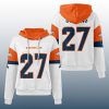 Broncos JK Dobbins 27 Waffle Hoodie 3