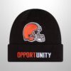 Browns 2025 Opportunity Inspire Change Beanie Hat 2