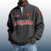 Buccaneers Est 1974 Stand Collar Half Zip Waffle Sweatshirt 2