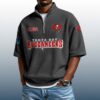Buccaneers Est 1974 Waffle Stand Collar Half Zip Polo Shirt 2