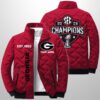 Bulldogs Est 1892 2025 Champions Winter Warm Quilted Jacket
