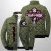 Bulldogs Est 1892 2025 Champions Winter Warm Quilted Jacket 2