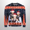 Caleb Williams Rome Odunze Ben Johnson Chicago Ugly Sweater 2