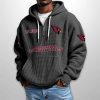 Cardinals Est 1898 Half Zip Waffle Hoodie1