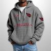 Cardinals Est 1898 Half Zip Waffle Hoodie2