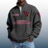 Cardinals Est 1898 Stand Collar Half Zip Waffle Sweatshirt 2