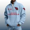 Cardinals Est 1898 Stand Collar Half Zip Waffle Sweatshirt 3