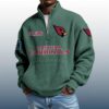 Cardinals Est 1898 Stand Collar Half Zip Waffle Sweatshirt 4