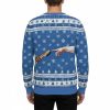 Cat God Creation Of Adam Ugly Christmas Sweater 2