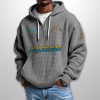 Chargers Est 1959 Half Zip Waffle Hoodie2