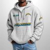 Chargers Est 1959 Half Zip Waffle Hoodie4