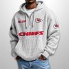 Chiefs Est 1959 Half Zip Waffle Hoodie4