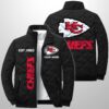 Chiefs Est 1960 Winter Warm Quilted Jacket 6