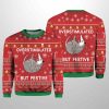 Christmas Overstimulated But Festive Ugly Sweater