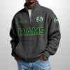 Colorado State Est 1893 Waffle Stand Collar Half Zip Sweatshirt 2