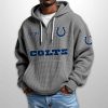 Colts Est 1953 Half Zip Waffle Hoodie3