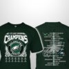Congrats Eagles NFC East Champs 2025 Two-Sided Shirt
