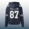 Cowboys Jake Ferguson 87 Waffle Hoodie 3