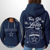 Cowboys This Girl Loves Hers Waffle Hoodie