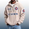 Cubs Est 1876 Quarter Zip Waffle Hoodie 6