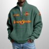 Cyclones Est 1892 Waffle Stand Collar Half Zip Sweatshirt 3
