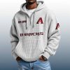 Diamondbacks Est 1998 Quarter Zip Waffle Hoodie 8