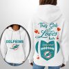 Dolphins This Girl Loves Hers Waffle Hoodie 2