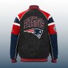 Drake Maye Patriots 2025 Zip Bomber Jacket 3