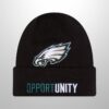 Eagles 2025 Opportunity Inspire Change Beanie Hat 2