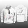 Eagles 2026 White Out Quarter Zip Hoodie