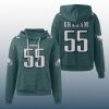 Eagles Brandon Graham 55 Waffle Hoodie