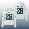 Eagles Saquon Barkley 26 Signature Waffle Hoodie 4