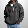 Falcons Est 1965 Half Zip Waffle Hoodie