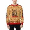 Funny Realistic Cat Meme Ugly Christmas Sweater