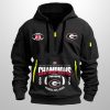 Georgia Football Sec Champions 2025 Quarter Zip Hoodie 2