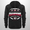 Georgia Football Sec Champions 2025 Quarter Zip Hoodie 3