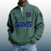 Giants Est 1925 Stand Collar Half Zip Waffle Sweatshirt 4